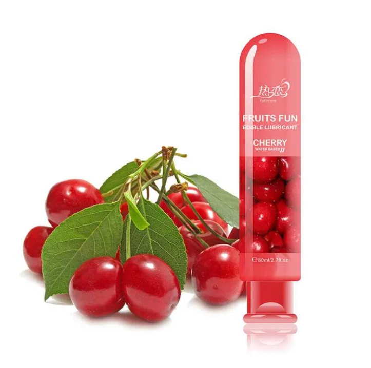 Fruits Fun Cherry — їстівний лубрикант гель із вишневим смаком 80 мл