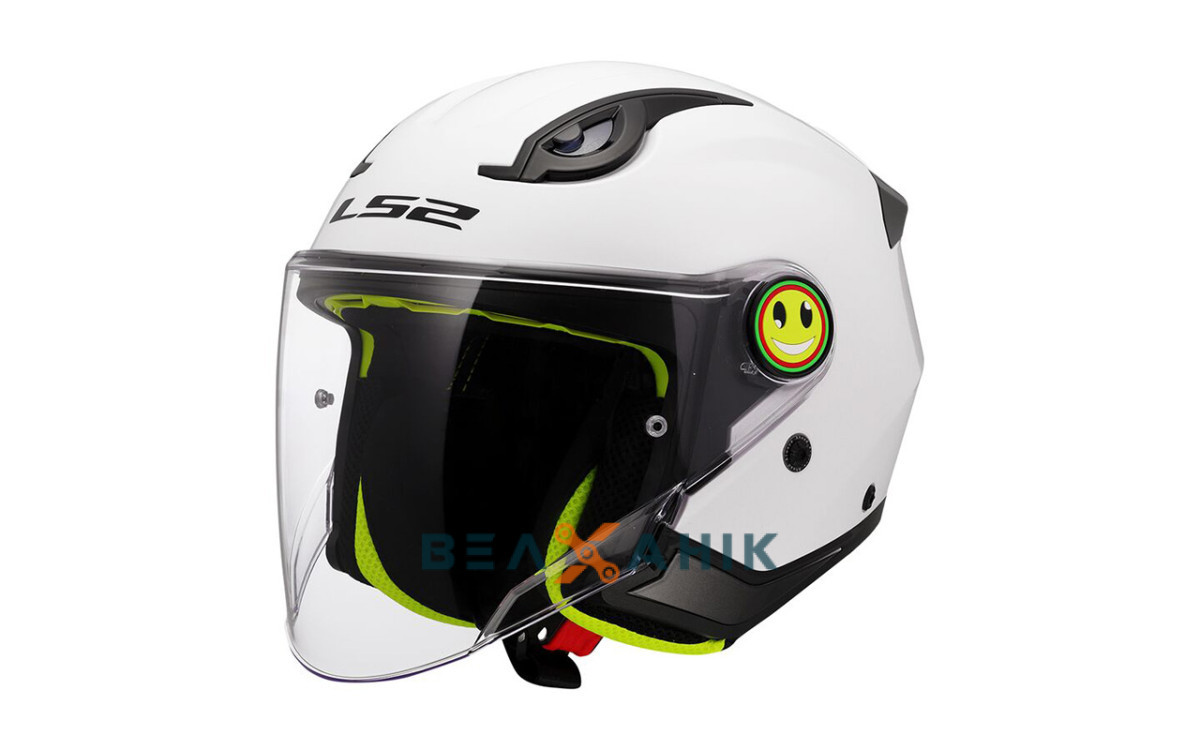 Шолом дитячий (модуляр) LS2 OF622 Funny 2 Solid White [YL], фото 1