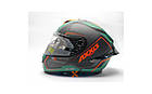 Шолом (інтеграл) AXXIS Cobra Rage A16 Gloss Green [L], фото 4