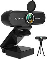 Веб-камера Anivia Full HD Веб-камера USB 1080p з подвійним мікрофоном 2-мегапіксельна камера з автофокусом Веб-камера HDR для віде
