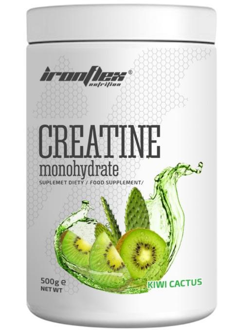 Креатин моногидрат IRON FLEX CREATINE 500 грам Смак : kiwi cactus, фото 1