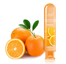 Fruits Fun Orange їстівний лубрикант гель змазка соковитий апельсин 80 мл