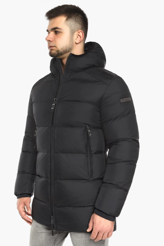 Braggart Aggressive Куртка чоловіча зручна чорного кольору модель 15204, фото 1