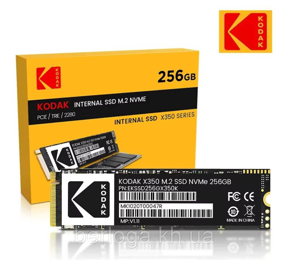 SSD накопичувач KODAK M.2 NVMe X350 256 GB