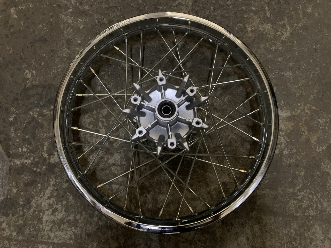 Диск колеса 2 15 * 18 (задний) X-CROSS (sprocet hub=45 PCD6*136 brake disk hub=90) ST, фото 1