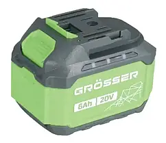 Акумуляторна батарея GROSSER G0157 (20 В, 6 А·год, 120 Вт/год)