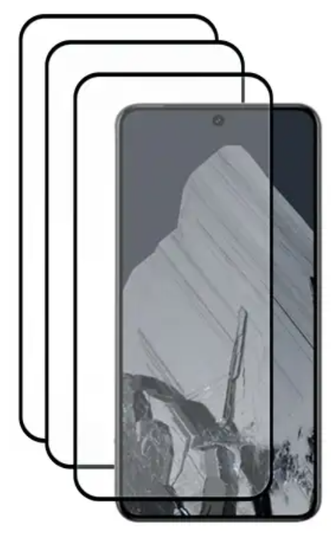 Захисне скло 3 шт CDK для Google Pixel 9 Pro XL | 3D Full Glue (018555) (black)
