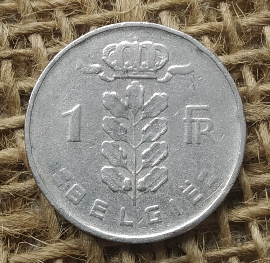1 франк 1951 року. Бельгiя