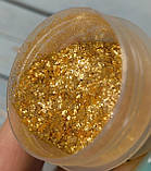 Блистівки глітер Mega Gold - 5 грам, фото 3