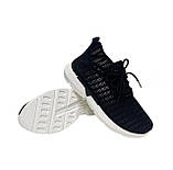 Кеди чорні тканинні кросівки жіночі мокасини на гумовій підошві розмір 36 38, фото 7