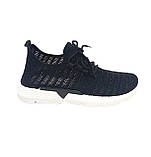 Кеди чорні тканинні кросівки жіночі мокасини на гумовій підошві розмір 36 38, фото 8