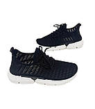 Кеди чорні тканинні кросівки жіночі мокасини на гумовій підошві розмір 36 38, фото 9