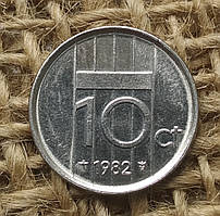10 центiв 1982 року. Нiдерланди