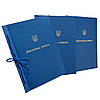Обкладинка “Дипломна робота” для твер. палітурки, тиснення під золото, синя 215×305 мм (20мм) (1 шт), фото 5