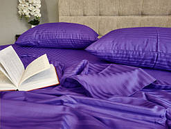 Постільна білизна Сатин-страйп 1*1 Ultra violet