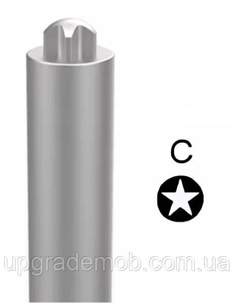 Біта викрутки Qianni iThor 3D-C (Pentalobe) 0.8mm, фото 1