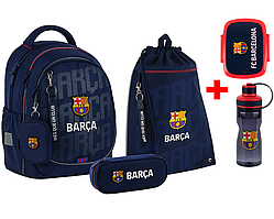 Шкільний набір Kite Education FC Barcelona SET_BC25-700M (рюкзак, пенал, сумка)