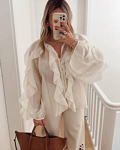 Жіноча сорочка з шифону