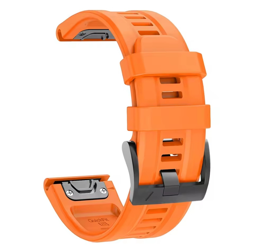 Ремінець QuickFit 22 мм. для годинників Garmin \ Помаранчевий
