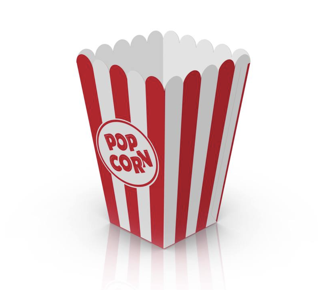 Відро V46 квадратне для попкорну 1,5 л, паковання 50 шт.