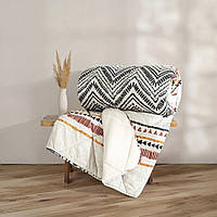 Ковдра Cotton Box 195x215см Felix Bej двостороння весна/осінь Туреччина