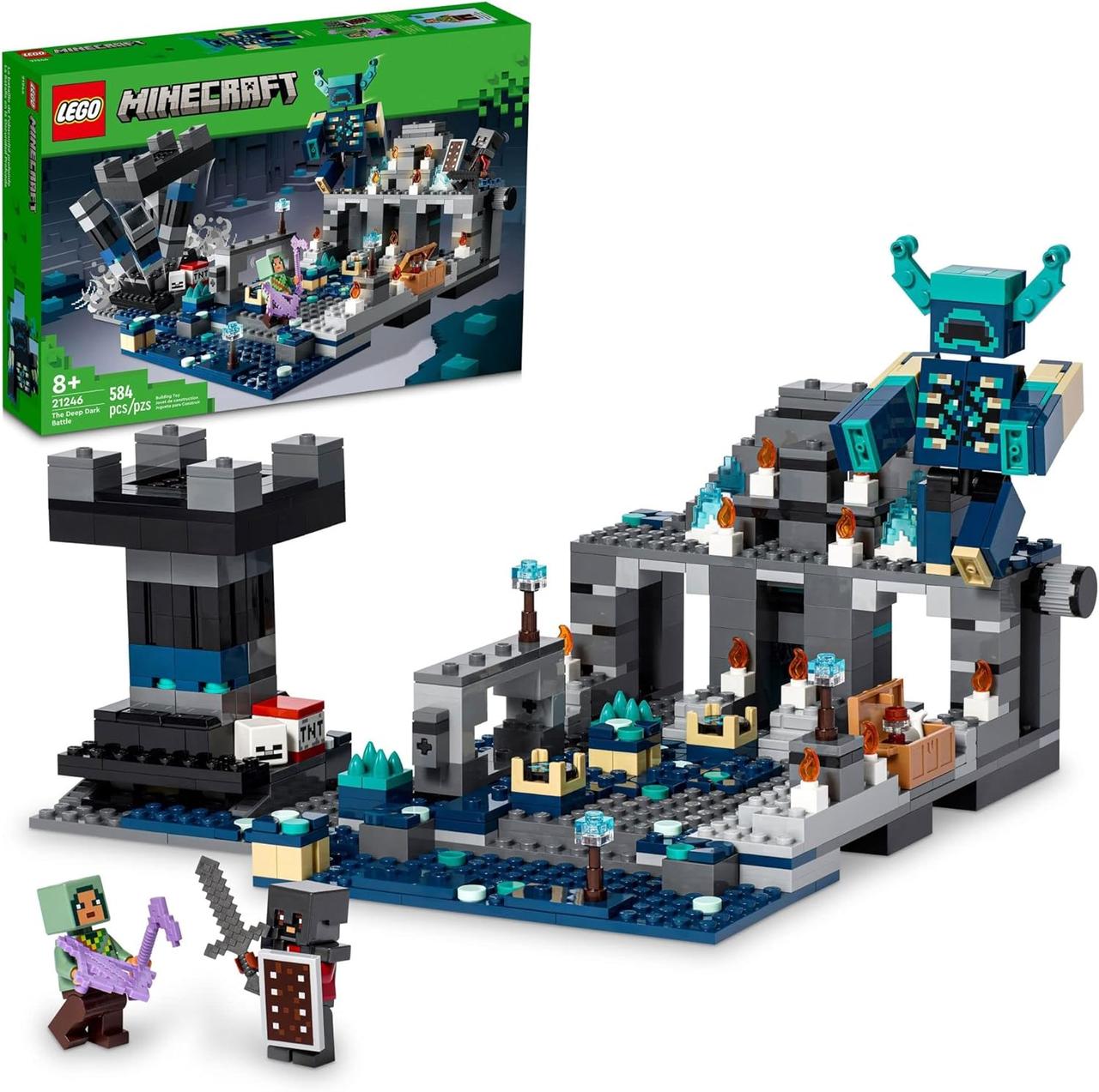 LEGO Minecraft Битва у глибокій темряві 21246 Оригінал 584 деталей