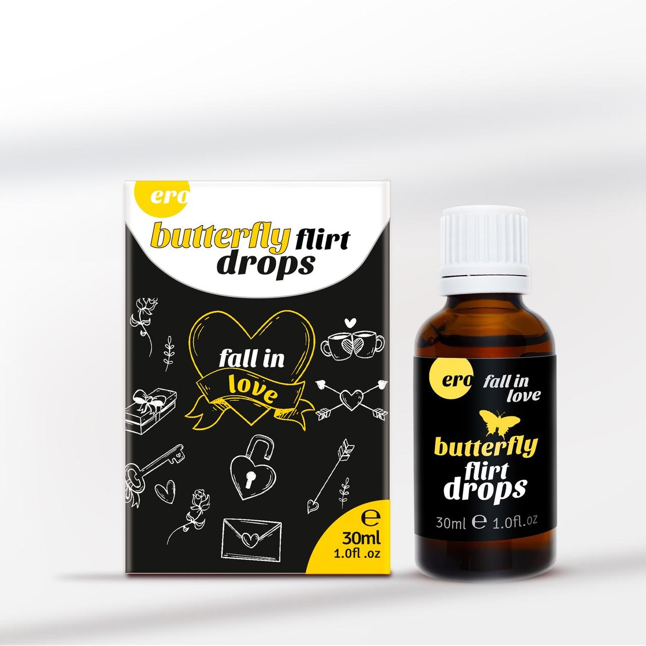 Краплі збудливі для двох ERO Butterfly Flirt Drops 30 мл