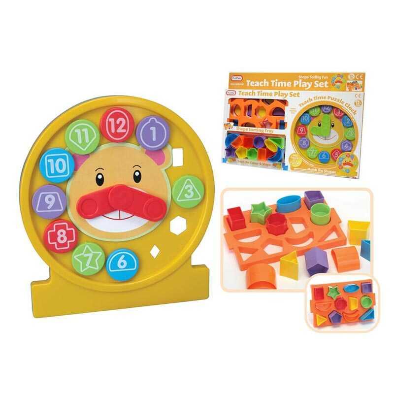 Логічна гра дитяча 5379 годинник, сортер, 12 елементів