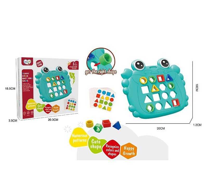 Логічна гра дитяча 368-12 платформа, геометричні фігурки, картки із завданнями