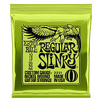 Струни Ernie Ball Regular Slinky 2221 для електрогітари (10/46) нікель
