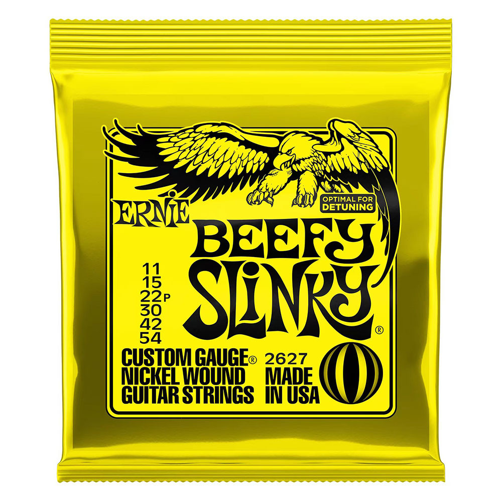 Струни Ernie Ball Beefy Slinky 2627 для електрогітари (11/54) нікель, фото 1