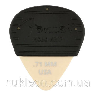 Популярний! Медіатор Fender Mojo Grip Dura-Tone 0.71 Delrin Picks 3 Pack White (236998) - Краща якість тільки на Nukleon.com.ua