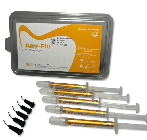 Any-Flu Gel гель для зняття чутливості на основі 3% нітрату калію та 0,11% іонів фториду 1,2 мл