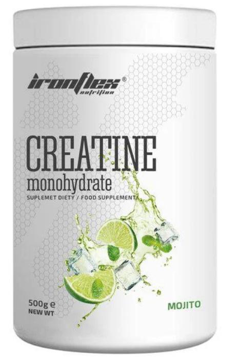 Креатин моногидрат IRON FLEX CREATINE 500 грам Смак :мохіто