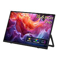 Портативний монітор Zeuslap ZP156 black 15,6" 1920x1080 60 Гц