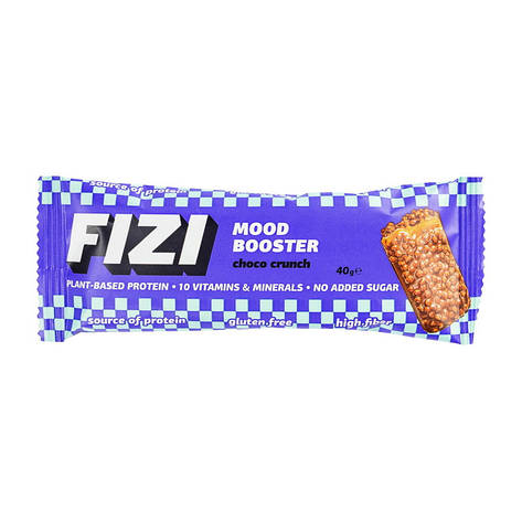 Fizi Mood Booster Bar (40 g, choco crunch), фото 1