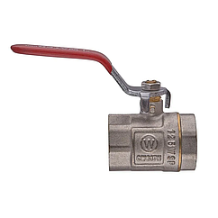 Кран кульовий ГГВ, ручка "важіль" червона Waterpro WP602-25FFL — 1" FFL (WP0137)