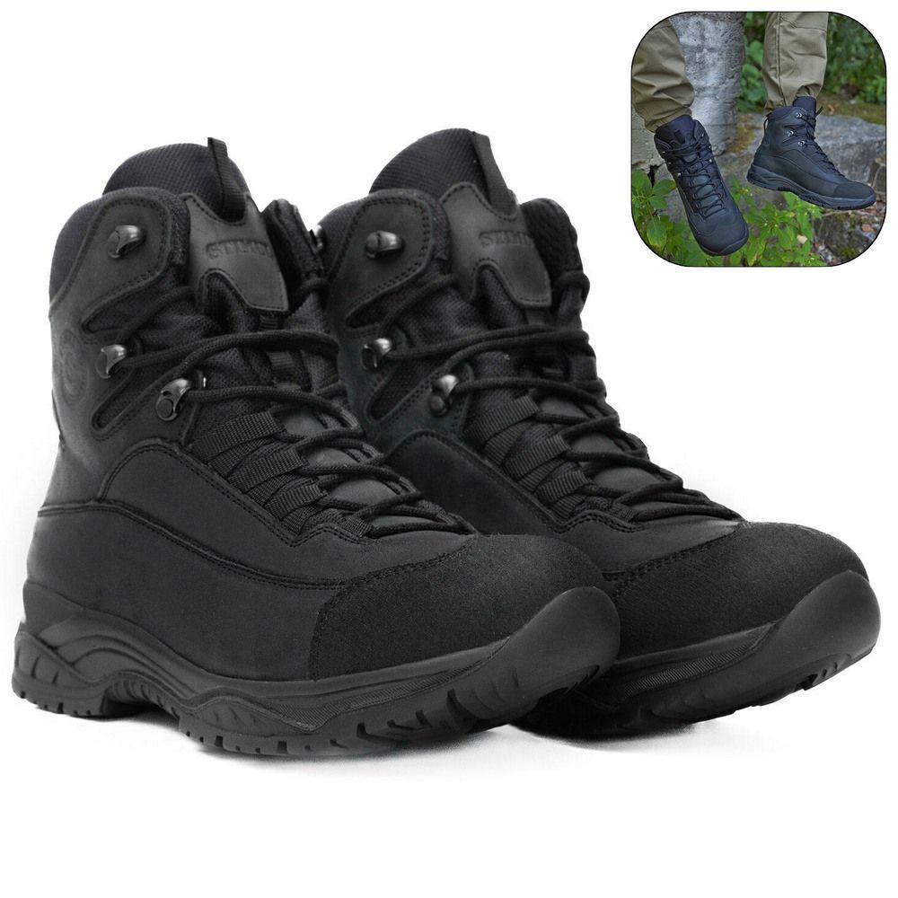 Тактичні Черевики Stimul Отаман. 45р. Демісезон. Посилені. Чорний. Туристичні Черевики., фото 1