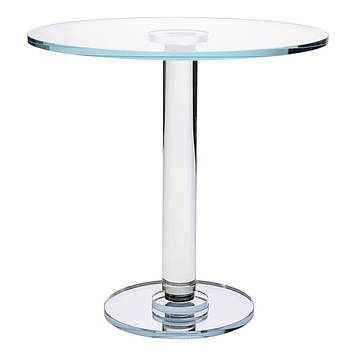 Тортівниця скляна на ніжці 30×31 см см підставка для торта, капкейків прозора HP-4-84L