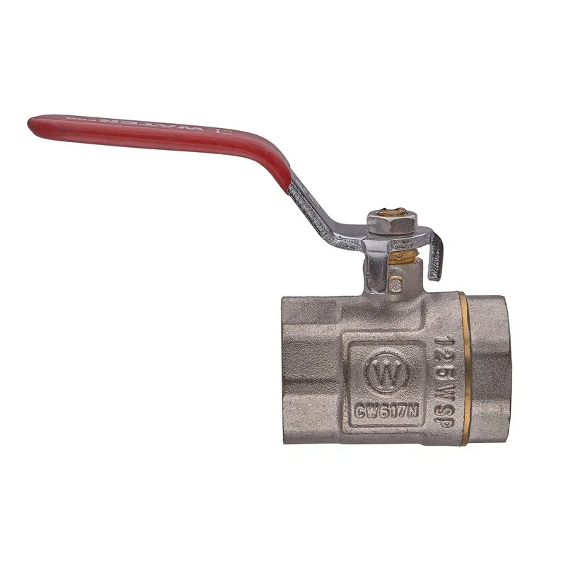 Кран кульовий ГГВ, ручка "важіль" червона Waterpro WP602-25FFL — 1" FFL (WP0137)