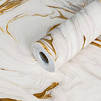 Самоклеюча стінова PET плитка Sticker Wall під мармур у рулоні 600*3000*2мм