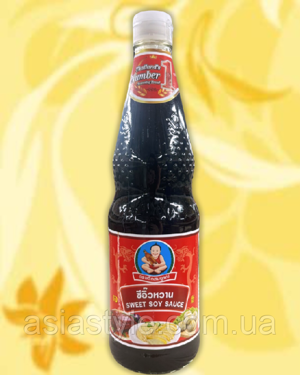 Соус соєвий солодкий, Соус соевый сладкий, Sweet soya sauce, Healthy Boy Brand , 970г, Таїланд, Ч