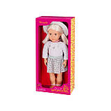 Our Generation Лялька Ебігейл у плісированій спідниці та шапці 46см, фото 6