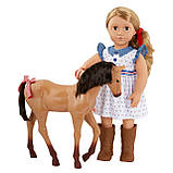 Our Generation Лялька Шеллі з лошам Аппалуза та аксесуарами 46см, фото 3