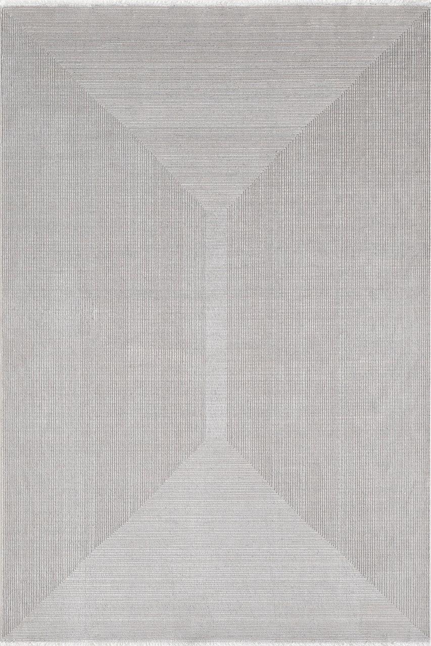 Килим Soho Chrome Dijon сірий прямокутний 80*150 см