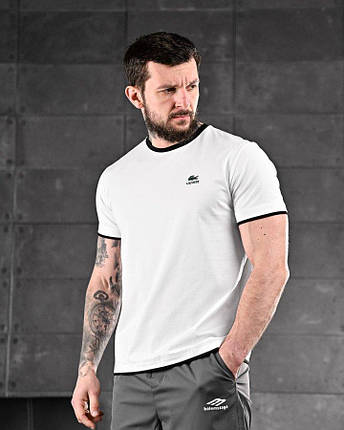 Футболка Lacoste white 4 ДЛ6986, фото 2