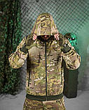 Тактична вітрівка куртка мультикам OBLIVION BRITISH на манжетах ДЛ7120 ТМ, фото 3