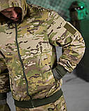 Тактична вітрівка куртка мультикам OBLIVION BRITISH на манжетах ДЛ7120 ТМ, фото 5
