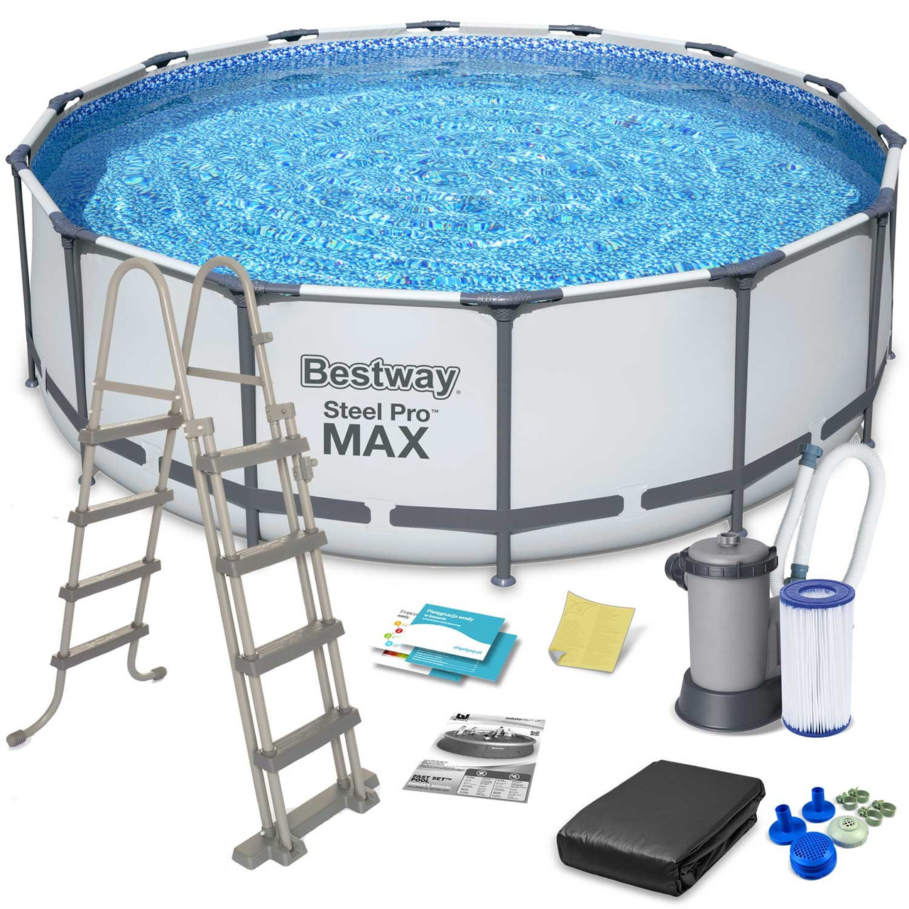 Басейн каркасний Bestway 5612Z Steel Pro Max 488 см, фото 1