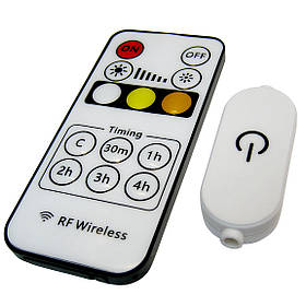 Дімер CCT 5-12V 4A сенсорний на кабель, пульт RF 13 кнопок